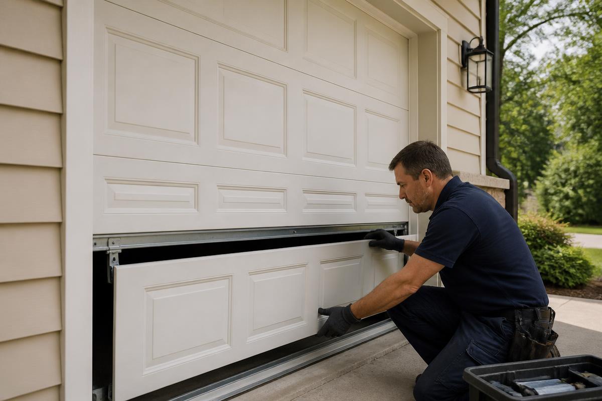Garage door panel replacement service in Tega Cay, SC